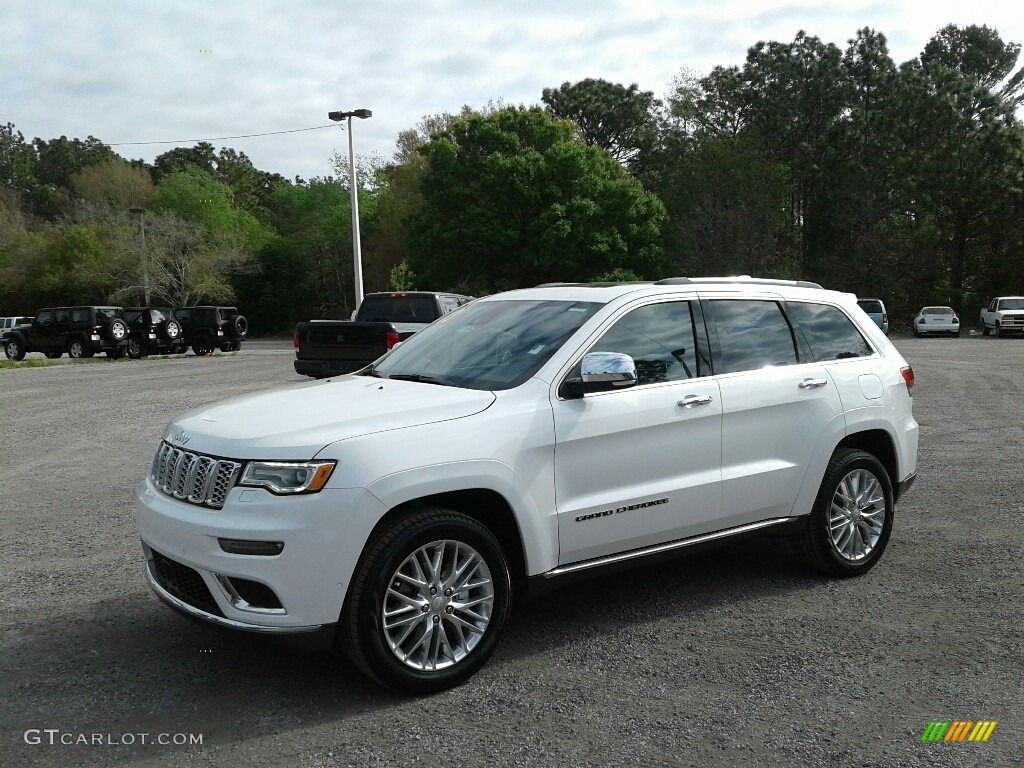 2018 Grand Cherokee Summit - Ivory Tri-Coat / Black photo #1