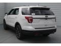 2018 White Platinum Ford Explorer XLT  photo #6