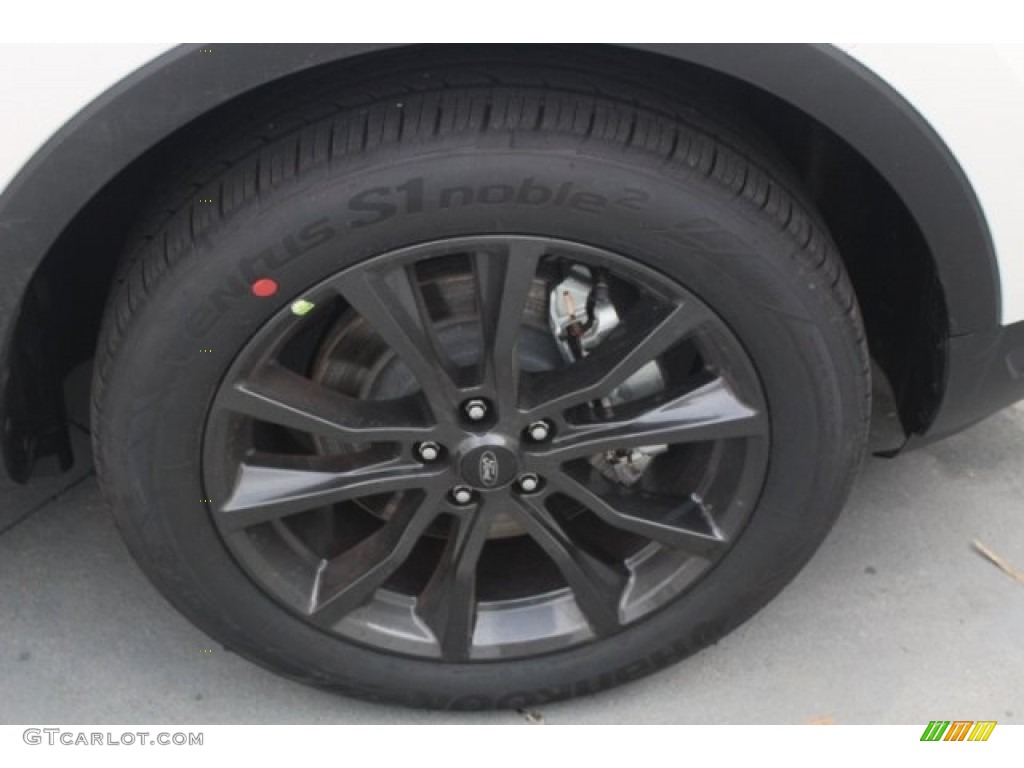 2018 Explorer XLT - White Platinum / Ebony Black photo #10