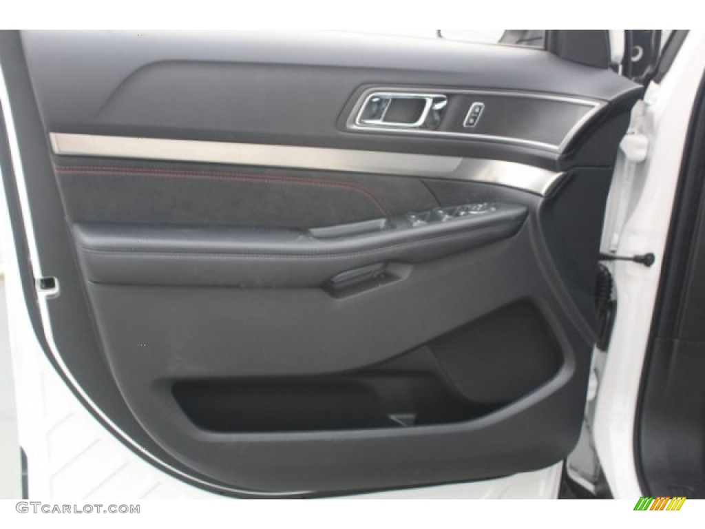 2018 Explorer XLT - White Platinum / Ebony Black photo #11