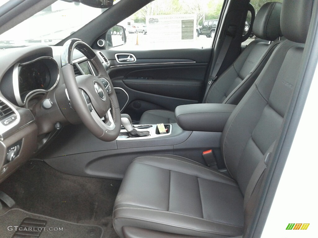 Black Interior 2018 Jeep Grand Cherokee Summit Photo #125744343