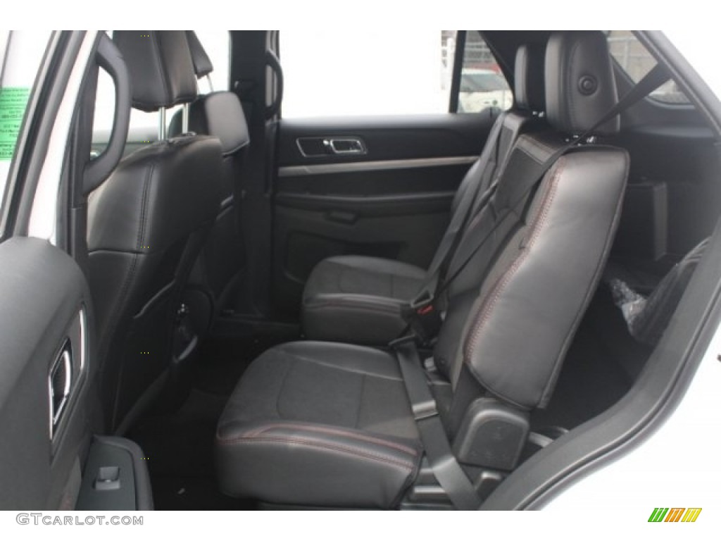 2018 Explorer XLT - White Platinum / Ebony Black photo #24