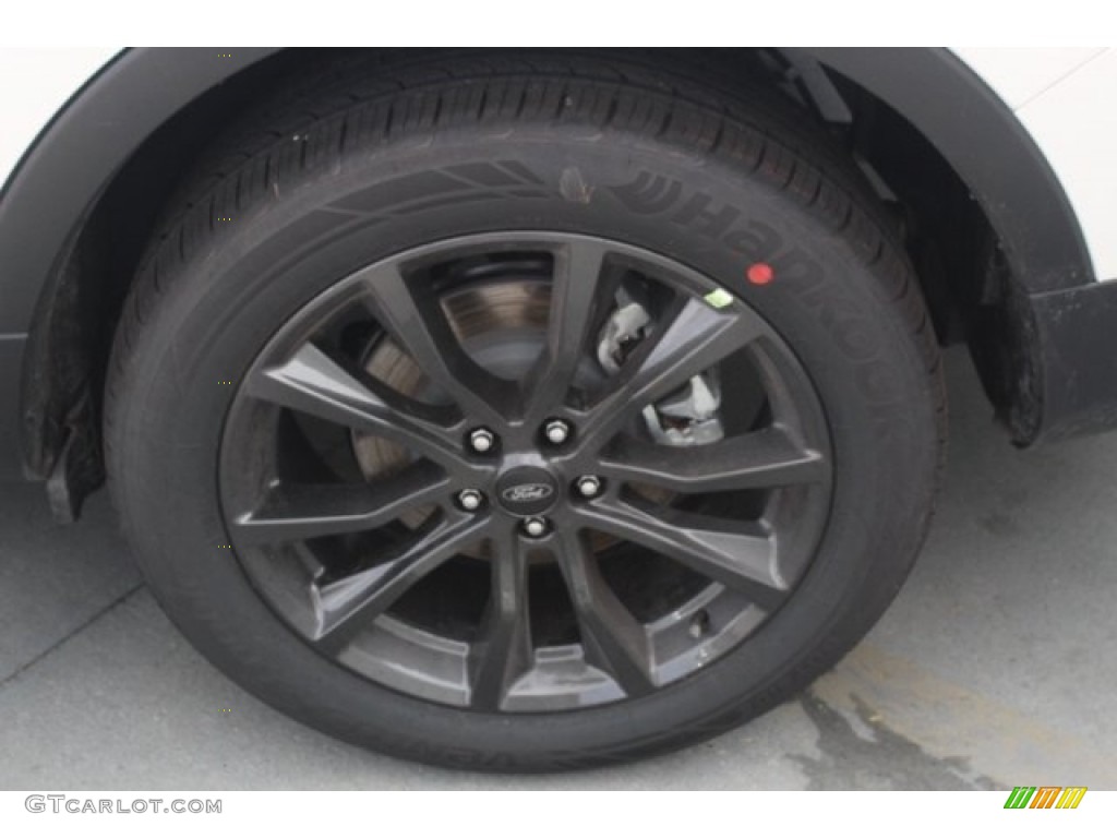 2018 Explorer XLT - White Platinum / Ebony Black photo #5