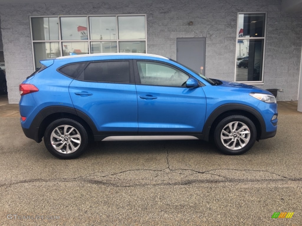 2018 Tucson SEL AWD - Caribbean Blue / Black photo #3