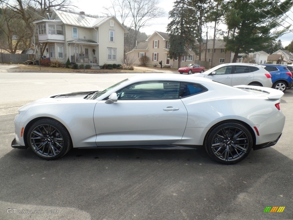 Silver Ice Metallic 2018 Chevrolet Camaro ZL1 Coupe Exterior Photo #125746212