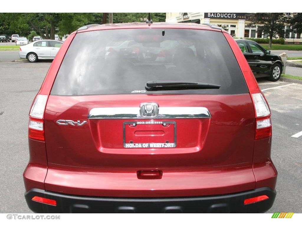2007 CR-V EX 4WD - Tango Red Pearl / Gray photo #6