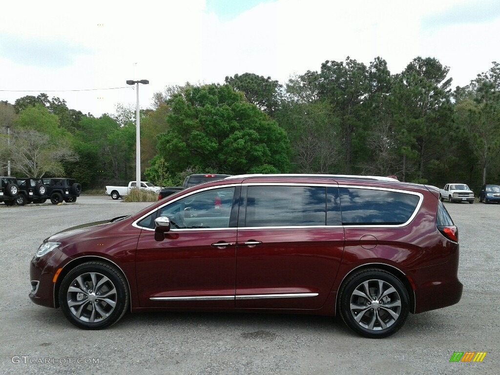2018 Pacifica Limited - Velvet Red Pearl / Black/Alloy photo #2
