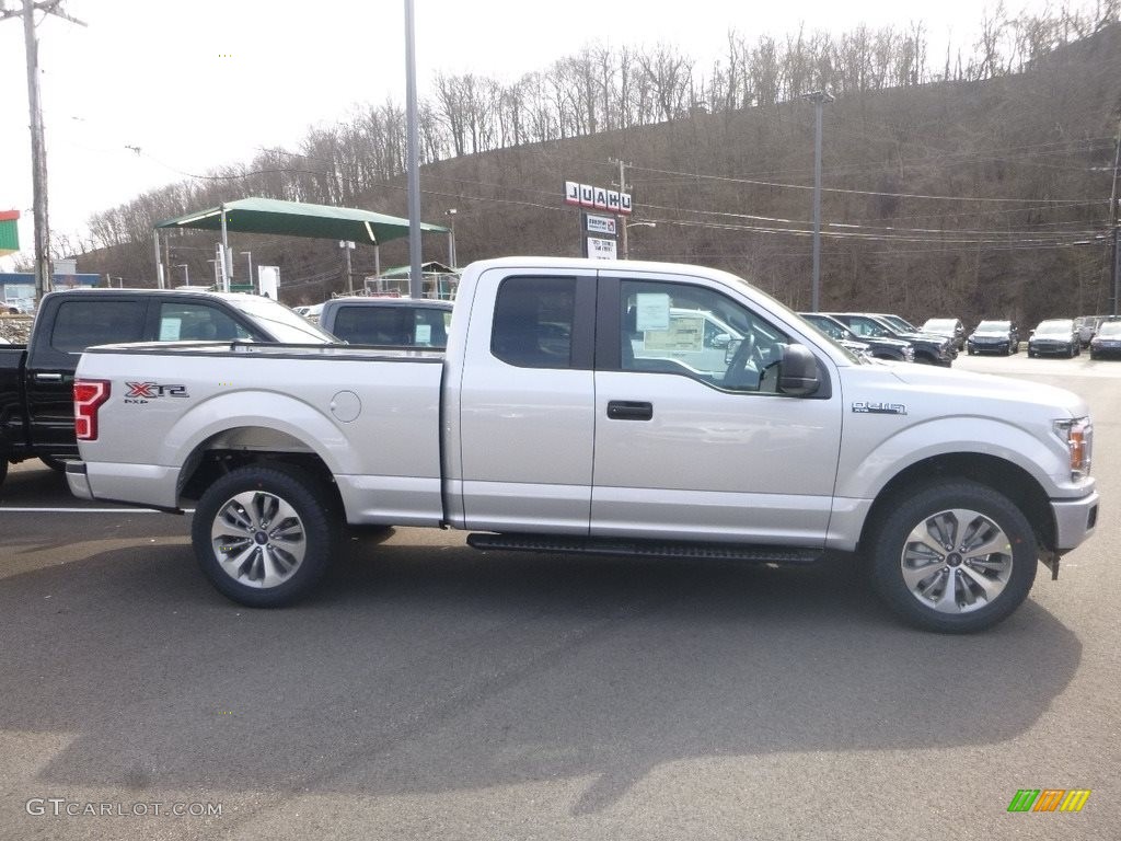 2018 F150 XL SuperCab 4x4 - Ingot Silver / Earth Gray photo #1