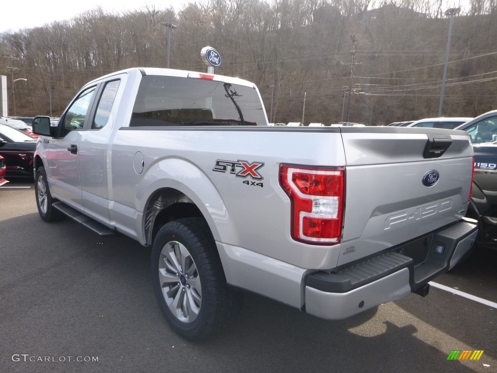 2018 F150 XL SuperCab 4x4 - Ingot Silver / Earth Gray photo #3