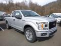 2018 Ingot Silver Ford F150 XL SuperCab 4x4  photo #6