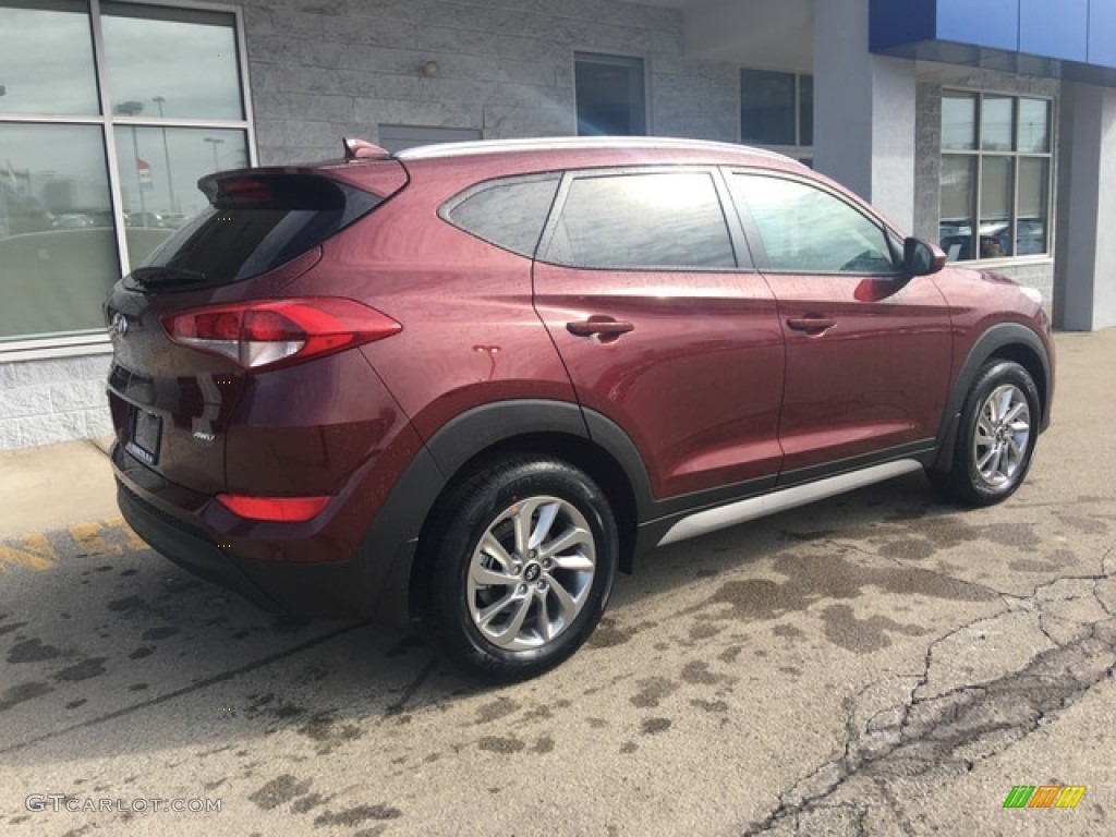 2018 Tucson SEL AWD - Ruby Wine / Beige photo #4