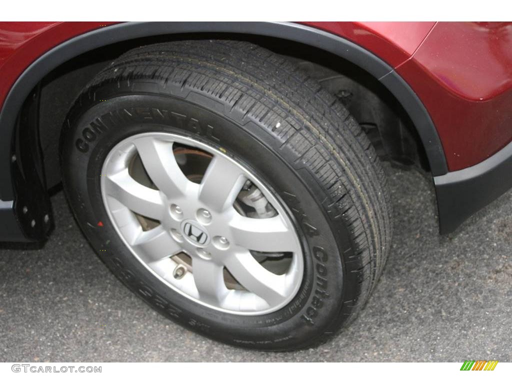 2007 CR-V EX 4WD - Tango Red Pearl / Gray photo #20