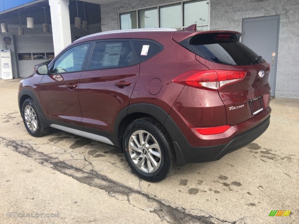 2018 Tucson SEL AWD - Ruby Wine / Beige photo #8