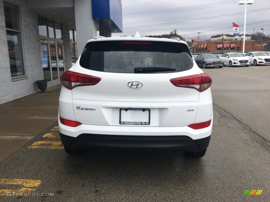 2018 Tucson SEL AWD - Dazzling White / Gray photo #5