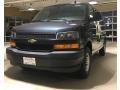 2018 Graphite Metallic Chevrolet Express 3500 Cargo WT  photo #2