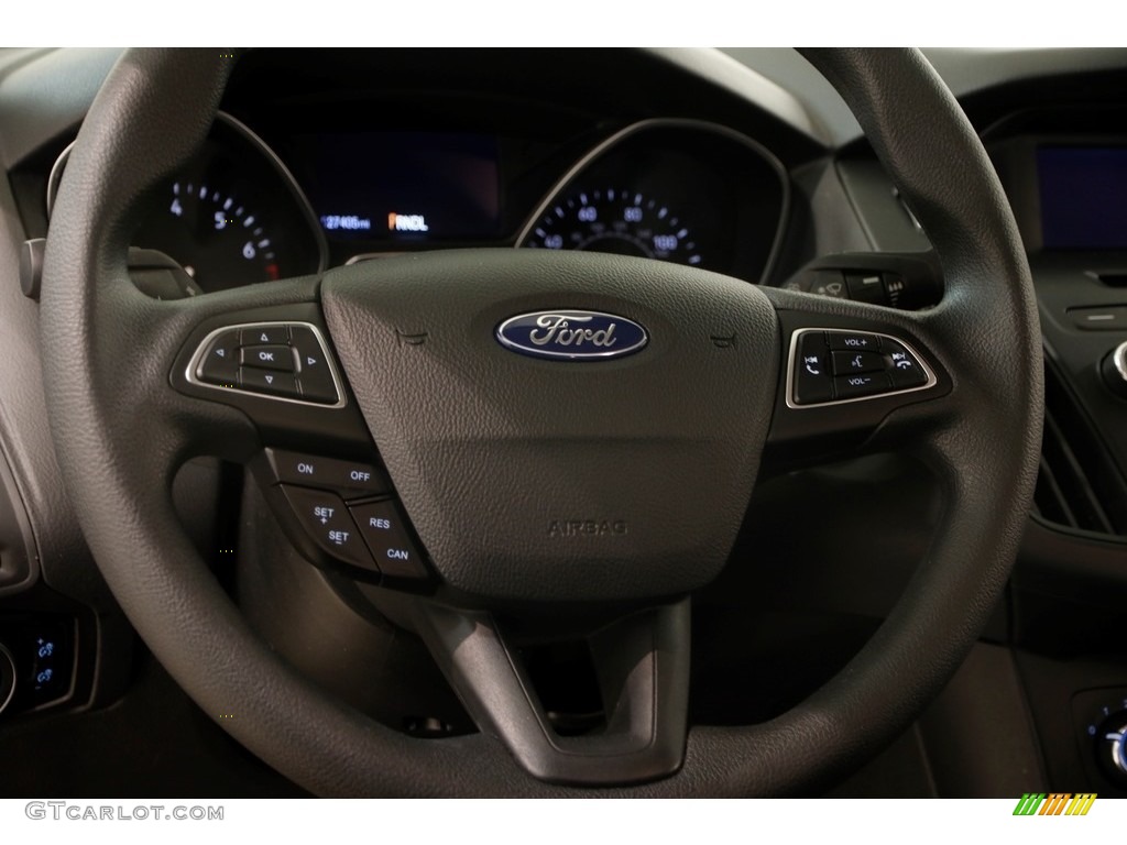 2015 Focus SE Sedan - Tectonic Metallic / Charcoal Black photo #6