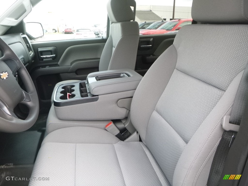 2018 Silverado 1500 Custom Crew Cab - Silver Ice Metallic / Dark Ash/Jet Black photo #16