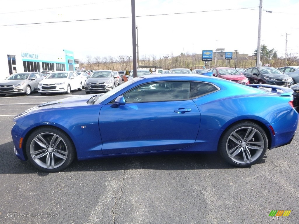 2018 Camaro SS Coupe - Hyper Blue Metallic / Jet Black photo #2