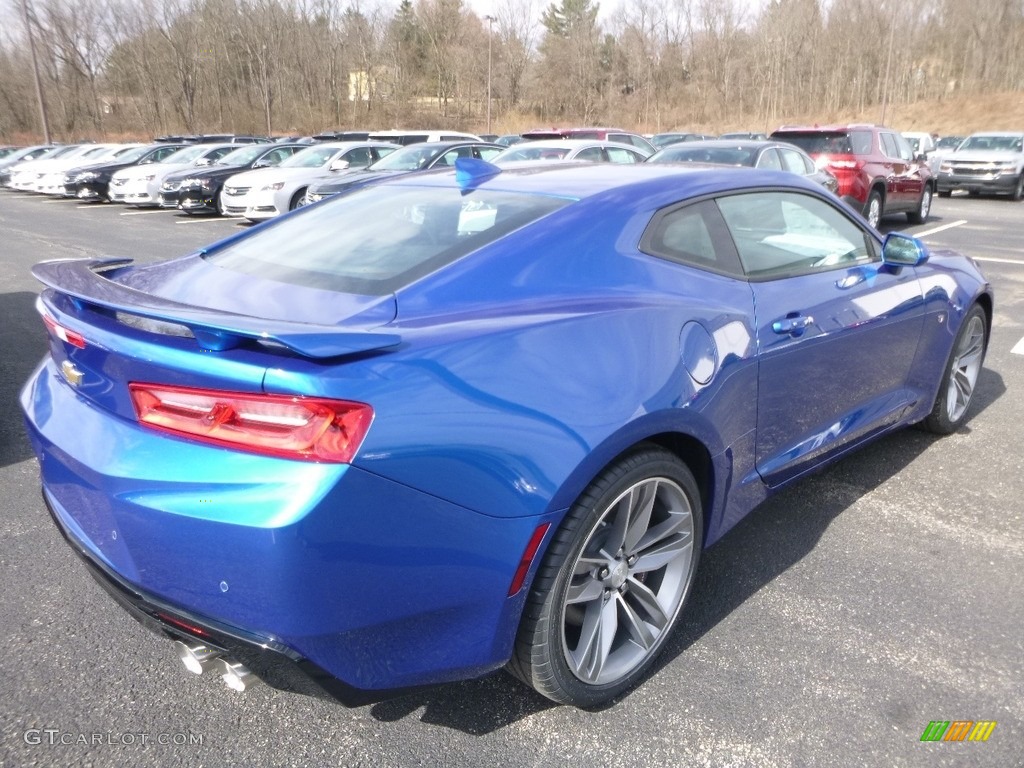 2018 Camaro SS Coupe - Hyper Blue Metallic / Jet Black photo #5
