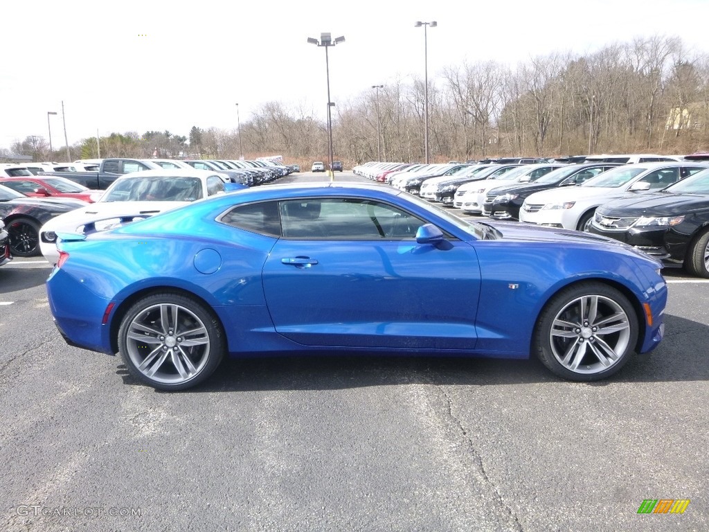 2018 Camaro SS Coupe - Hyper Blue Metallic / Jet Black photo #6
