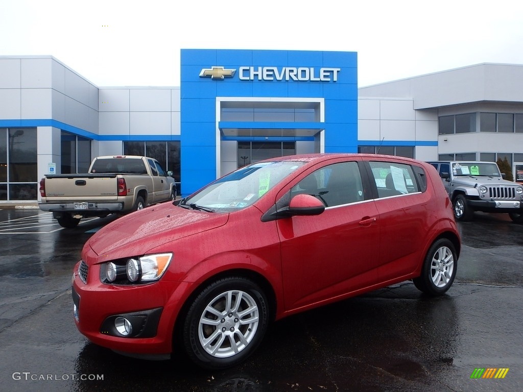 Crystal Red Tintcoat Chevrolet Sonic