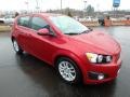 2013 Crystal Red Tintcoat Chevrolet Sonic LT Hatch  photo #11