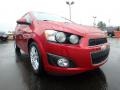 2013 Crystal Red Tintcoat Chevrolet Sonic LT Hatch  photo #12