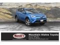 2018 Electric Storm Blue Toyota RAV4 XLE  photo #1