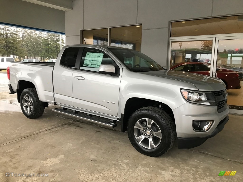 2018 Colorado Z71 Extended Cab 4x4 - Silver Ice Metallic / Jet Black/Dark Ash photo #1