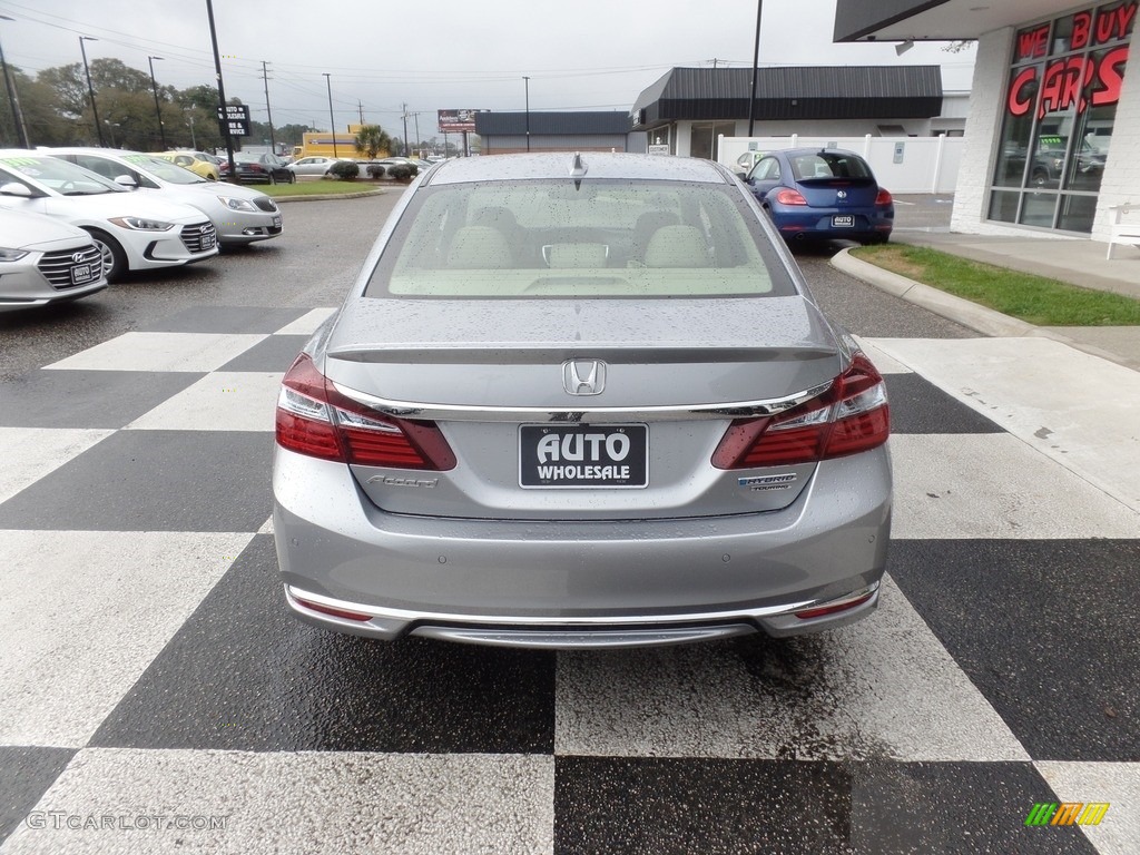 2017 Accord Hybrid Touring Sedan - Lunar Silver Metallic / Ivory photo #4
