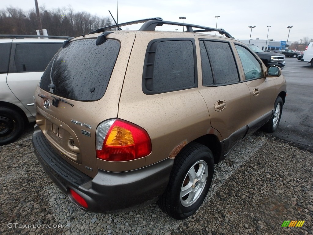 2004 Santa Fe GLS 4WD - Sandstone / Beige photo #4