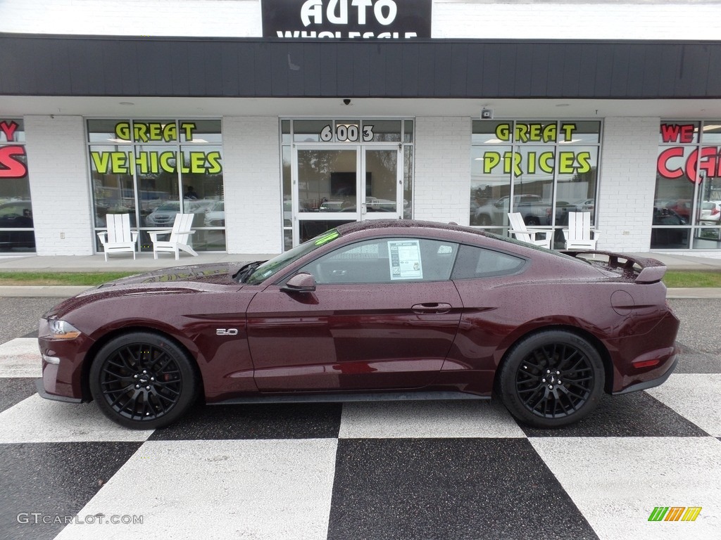 Royal Crimson Ford Mustang