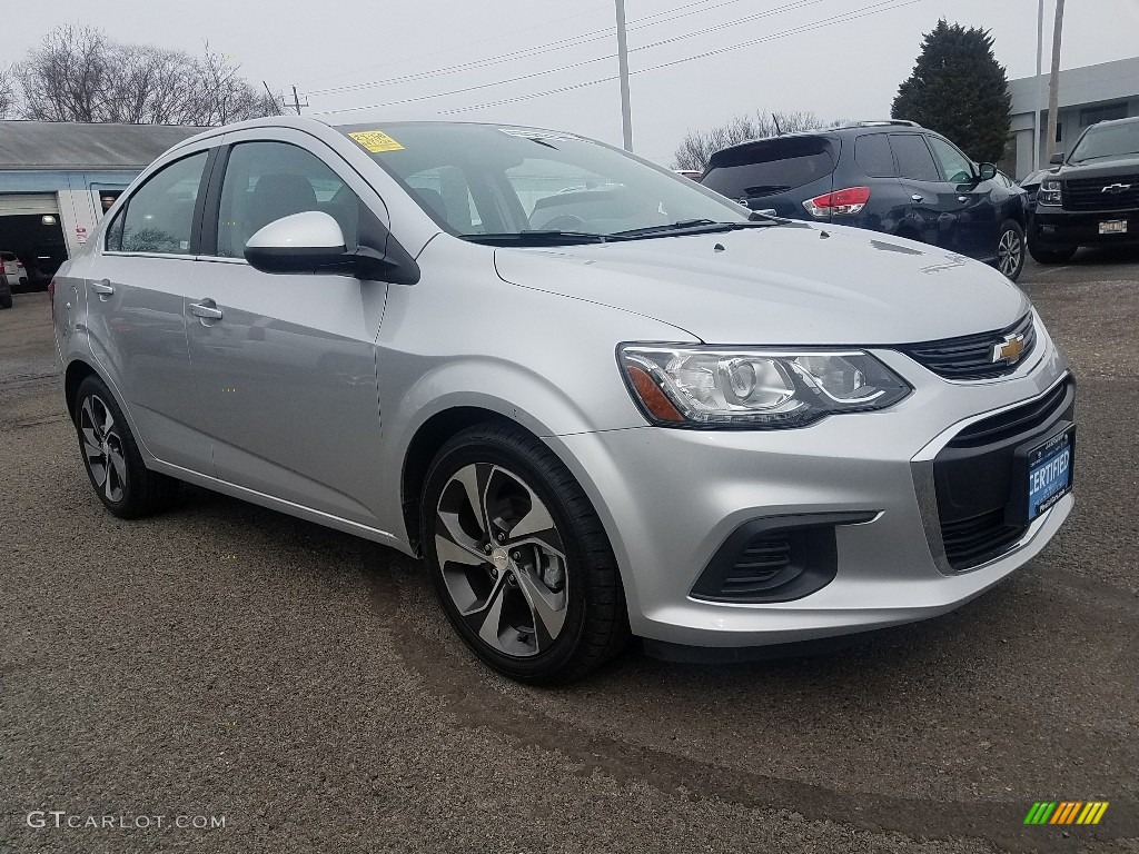 2017 Sonic Premier Sedan - Silver Ice Metallic / Jet Black photo #1