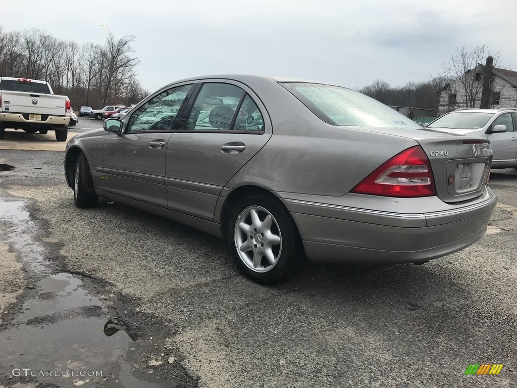 2003 C 240 4Matic Sedan - Desert Silver Metallic / Ash photo #4