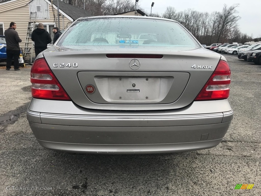 2003 C 240 4Matic Sedan - Desert Silver Metallic / Ash photo #5