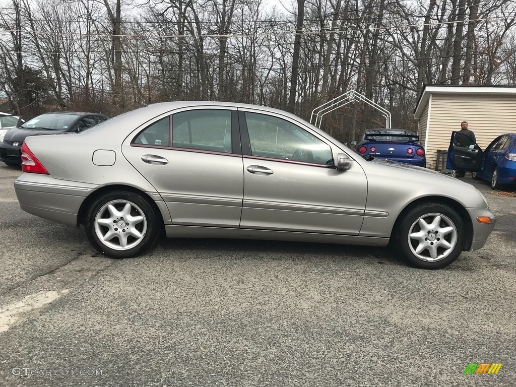2003 C 240 4Matic Sedan - Desert Silver Metallic / Ash photo #7