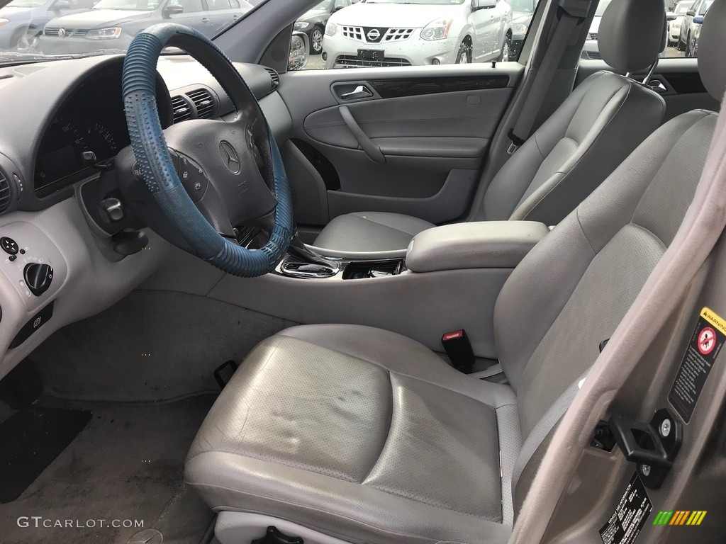 2003 C 240 4Matic Sedan - Desert Silver Metallic / Ash photo #10