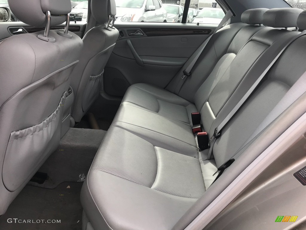 2003 C 240 4Matic Sedan - Desert Silver Metallic / Ash photo #11