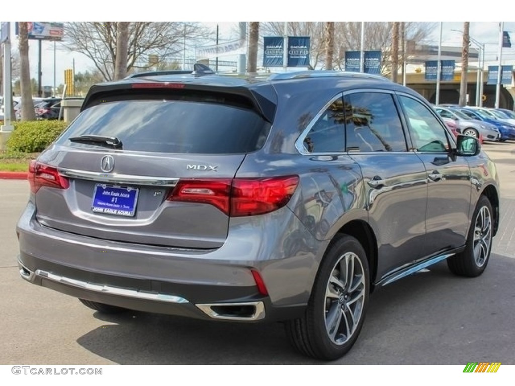 2018 MDX  - Modern Steel Metallic / Ebony photo #7