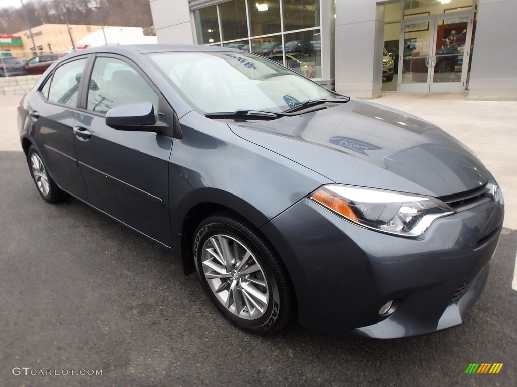 2015 Corolla LE - Blue Crush Metallic / Ash photo #8