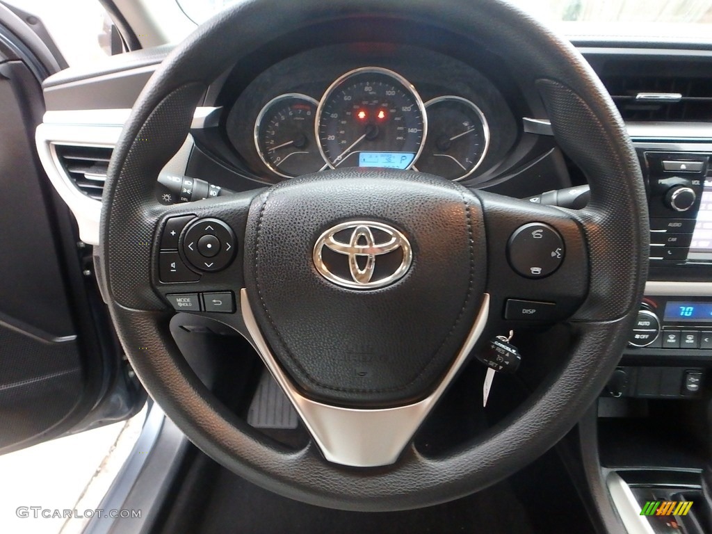 2015 Corolla LE - Blue Crush Metallic / Ash photo #21