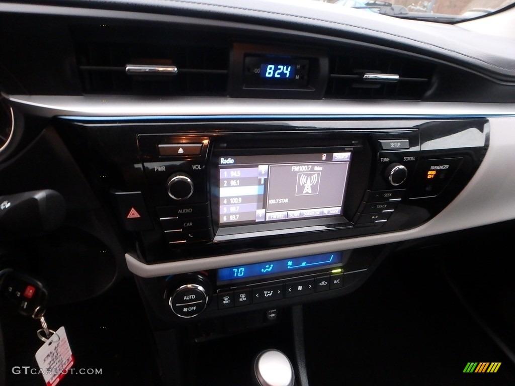 2015 Corolla LE - Blue Crush Metallic / Ash photo #22