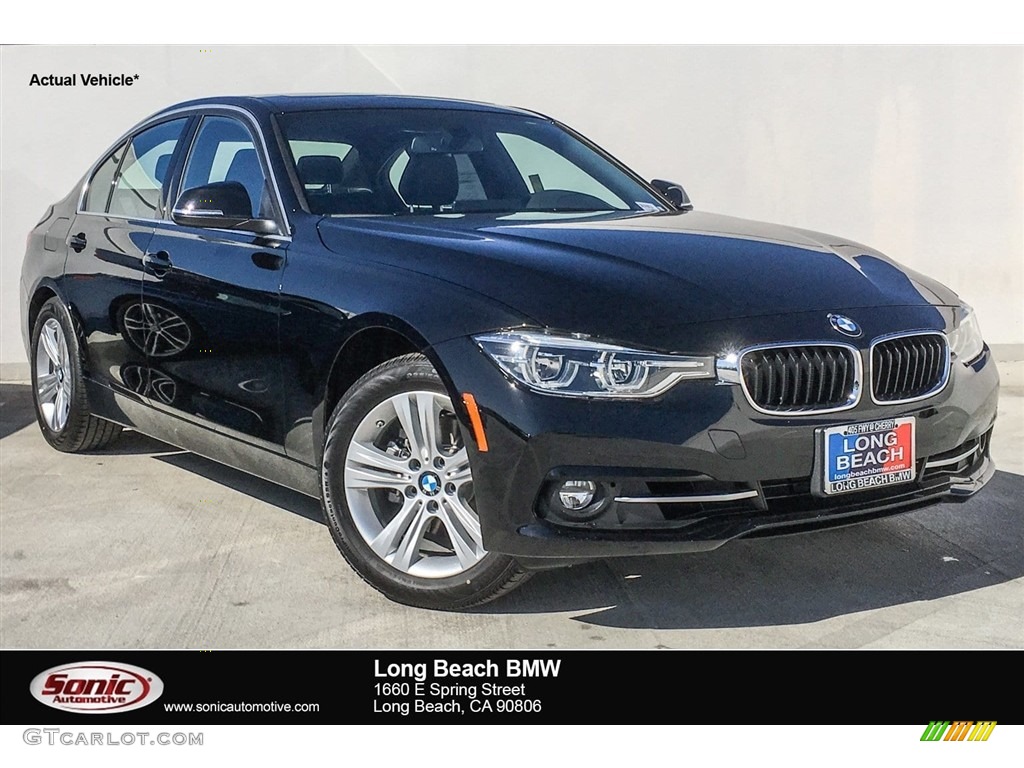 2018 3 Series 330i Sedan - Jet Black / Black photo #1