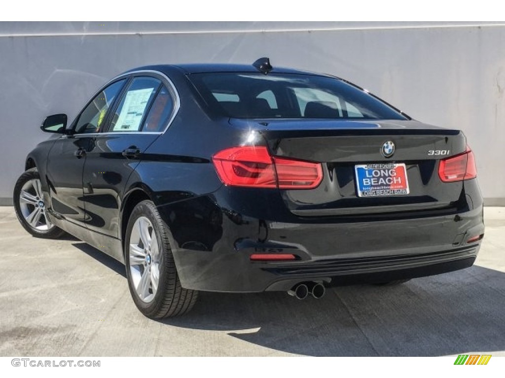 2018 3 Series 330i Sedan - Jet Black / Black photo #3