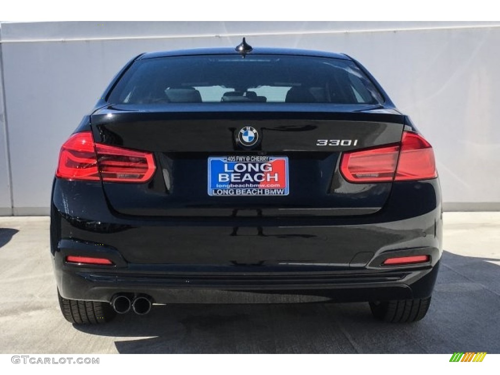 2018 3 Series 330i Sedan - Jet Black / Black photo #4