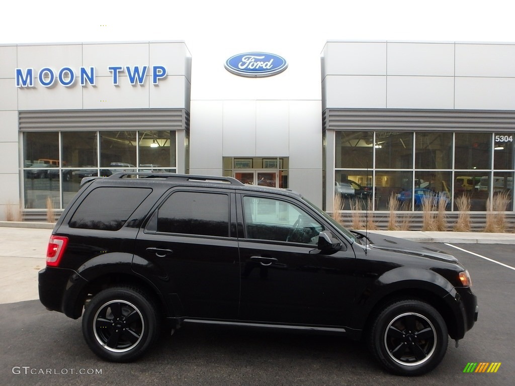 2012 Escape XLT V6 4WD - Ebony Black / Charcoal Black photo #1