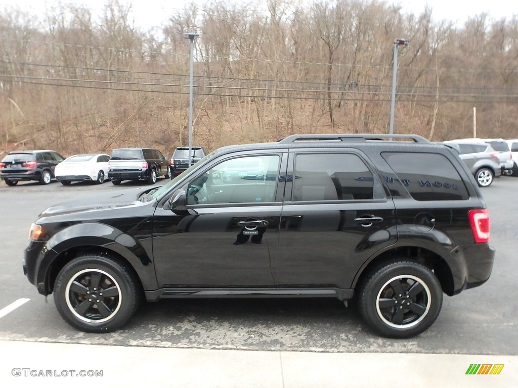 2012 Escape XLT V6 4WD - Ebony Black / Charcoal Black photo #6