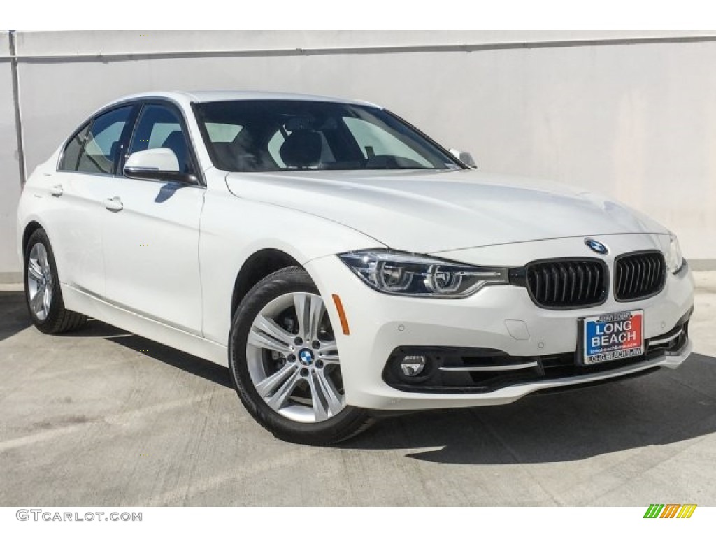 2018 3 Series 330i Sedan - Alpine White / Black photo #12