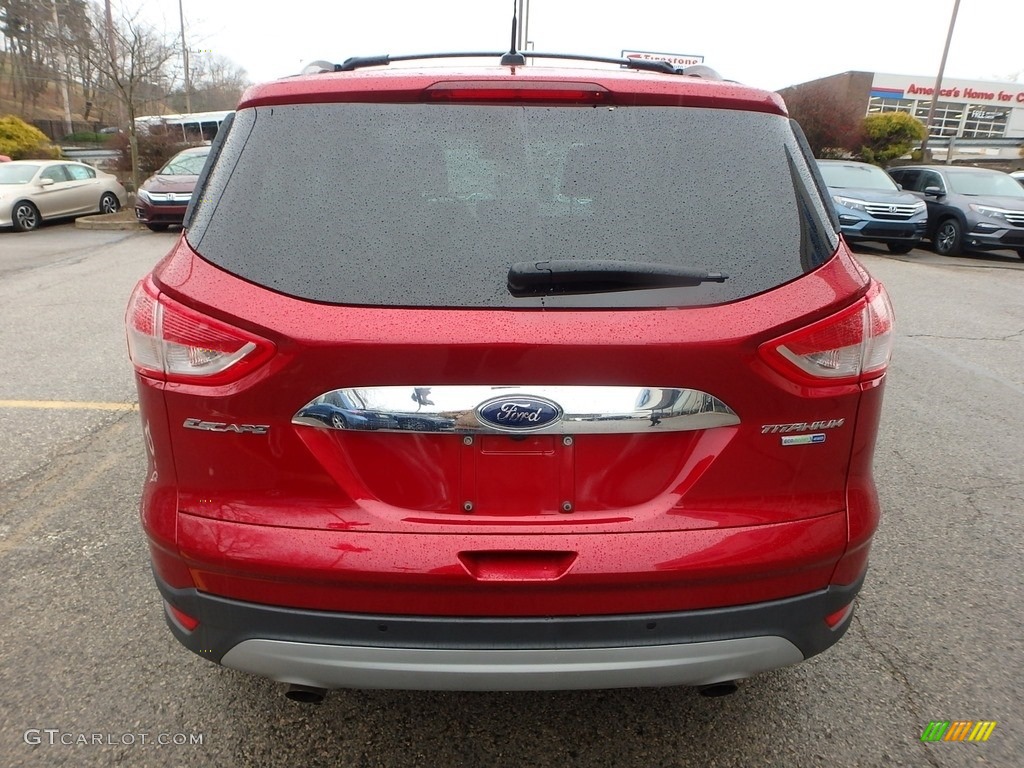 2016 Escape Titanium 4WD - Ruby Red Metallic / Medium Light Stone photo #4