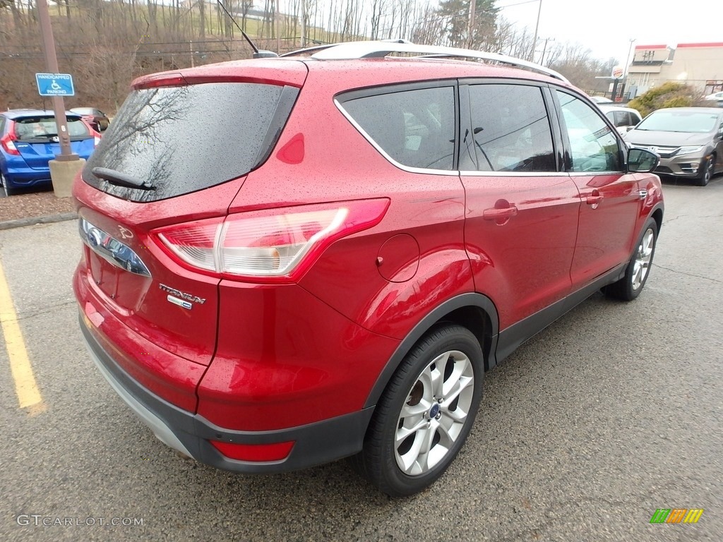 2016 Escape Titanium 4WD - Ruby Red Metallic / Medium Light Stone photo #5